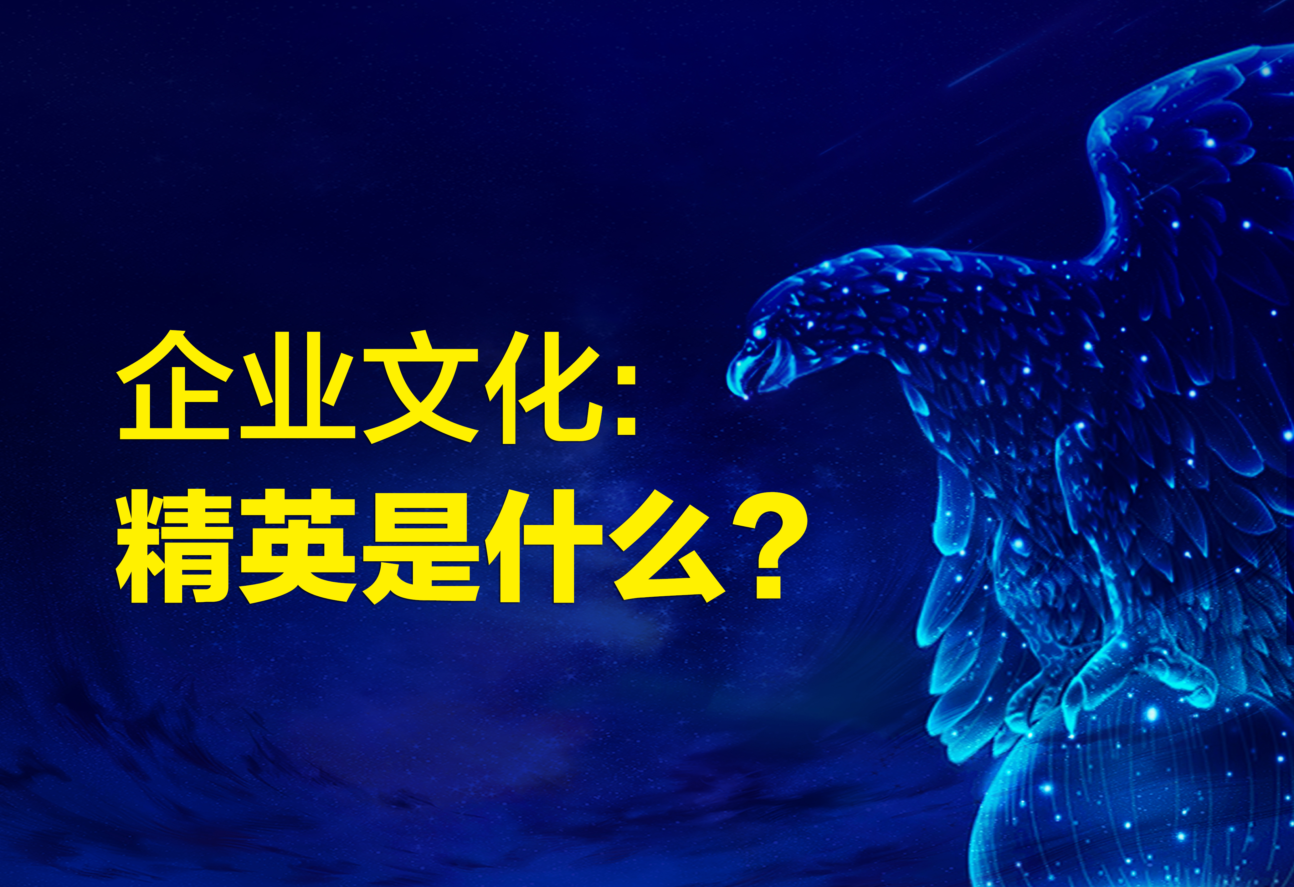 企業(yè)文化：精英是什么？